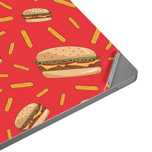 Burgers and Fries Universal Laptop 16in (13 x 9.4in) Skin
